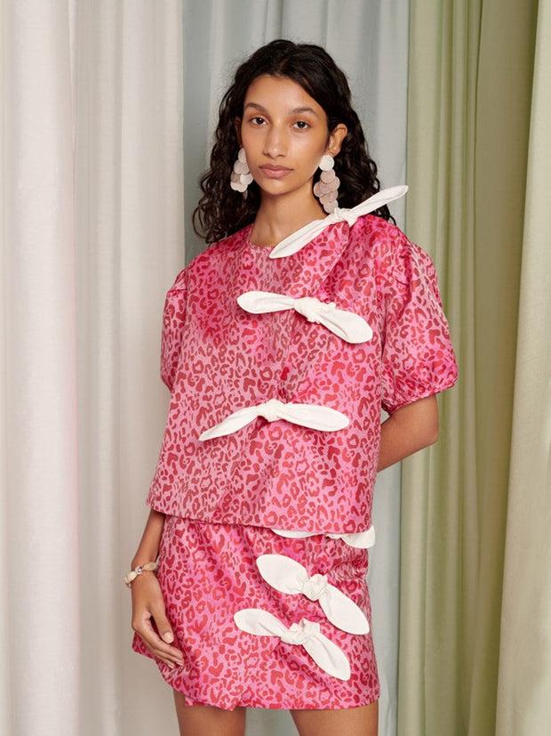 ghospell Tamsyn Top Hot Pink