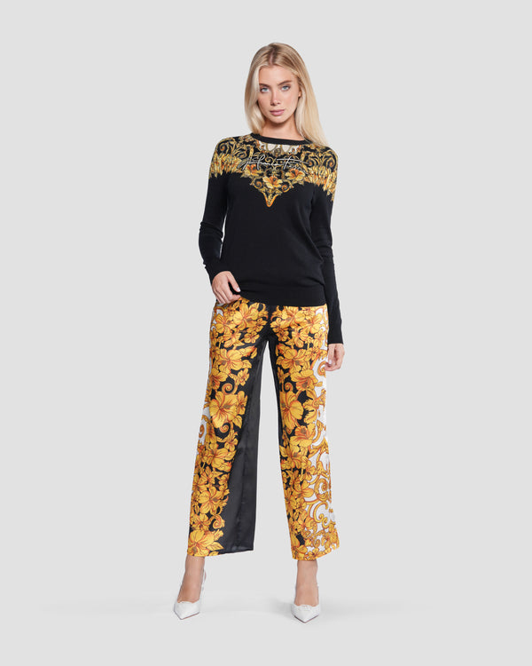 Gianfranco Ferre Baroque Print Pullover Complete The Look