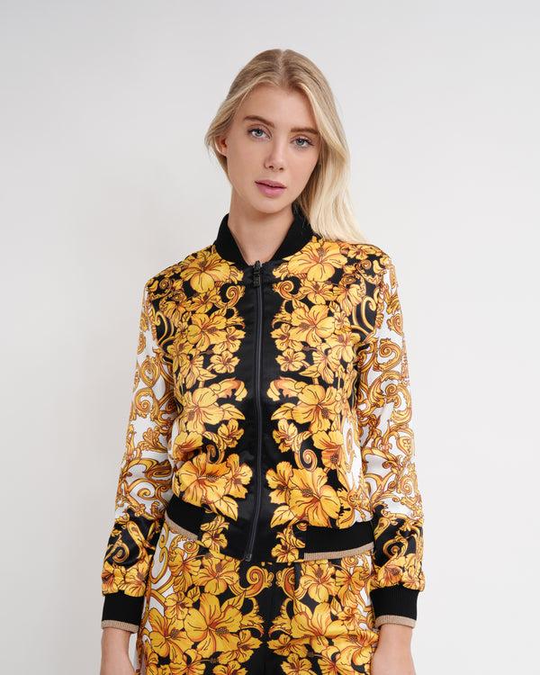 gianfranco ferre Baroque Print Reversible Bomber Jacket Complete The Look