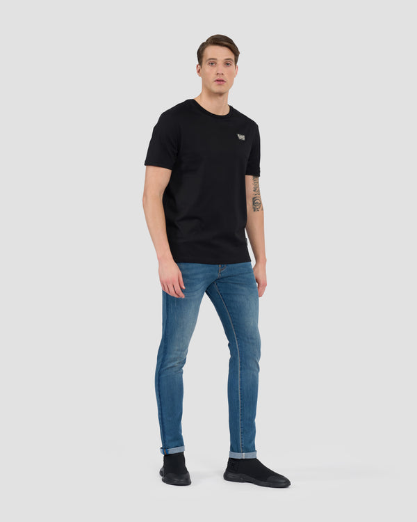 Gianfranco Ferre Brand Lettering Embellished T-Shirt Black