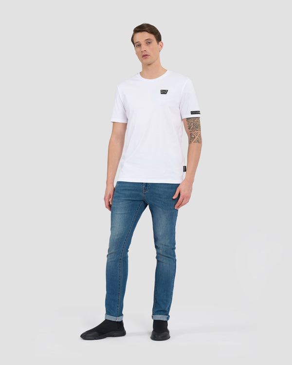 Gianfranco Ferre Brand Lettering Embellished T-Shirt White