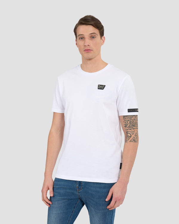 gianfranco ferre Brand Lettering Embellished T-Shirt White