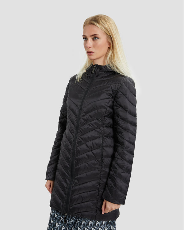 gianfranco ferre Branding Back Printed Puffer Jacket Black