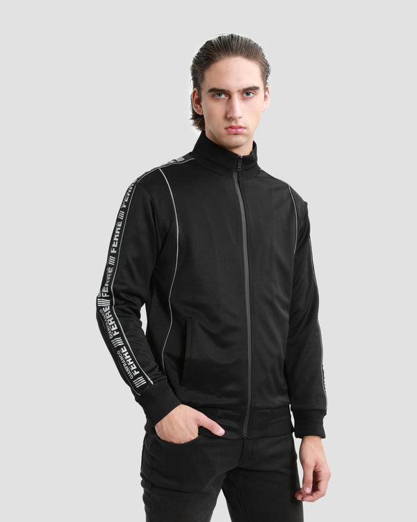 gianfranco ferre Branding Tapered Tracksuit Jacket Black