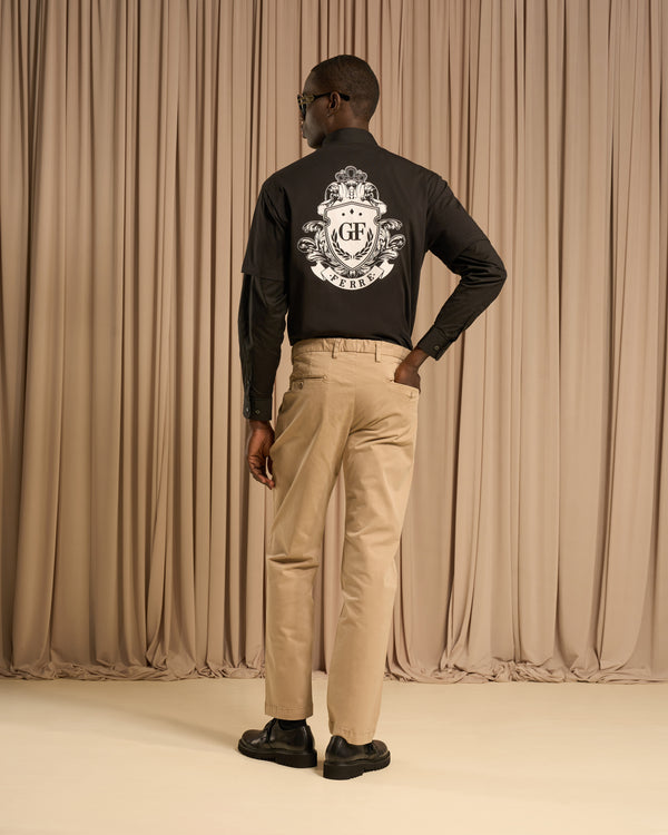 Gianfranco Ferre Classic Tailored Chino Pants Beige