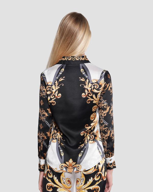 Gianfranco Ferre Contrasted Baroque Shirt Multicolor