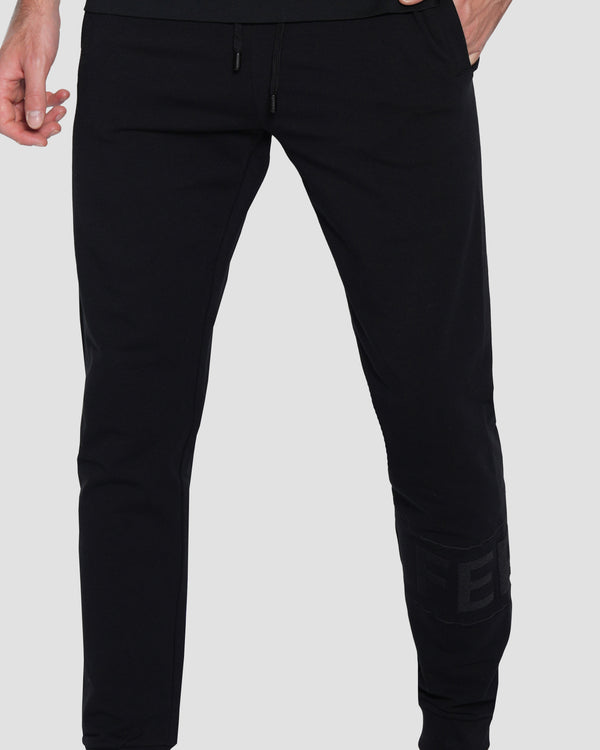 Gianfranco Ferre Embroidered Logo Track Pants Black