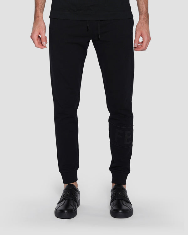 gianfranco ferre Embroidered Logo Track Pants Black