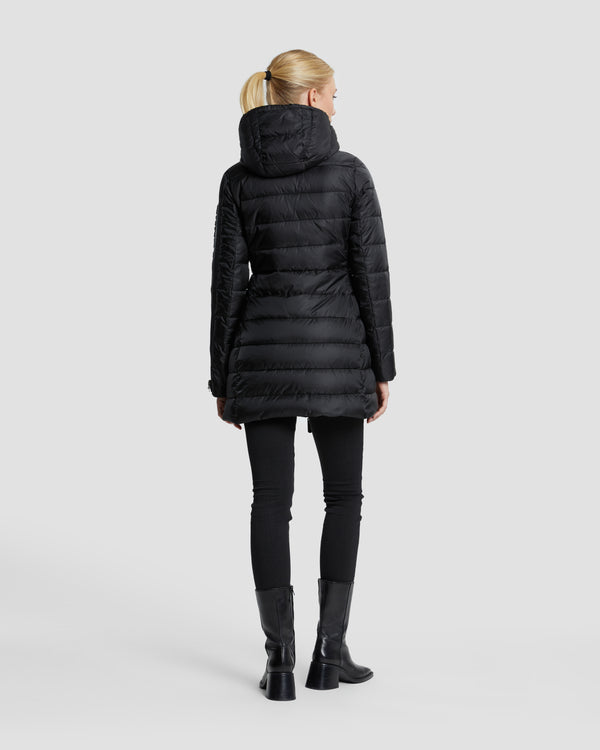 Gianfranco Ferre Embroidered Sleeve Puffer Jacket Black