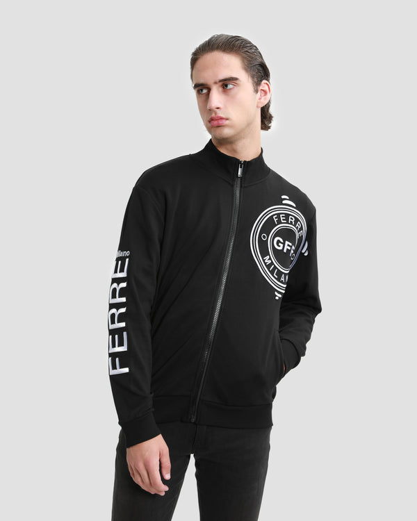 gianfranco ferre Embroidered Tracksuit Jacket Black