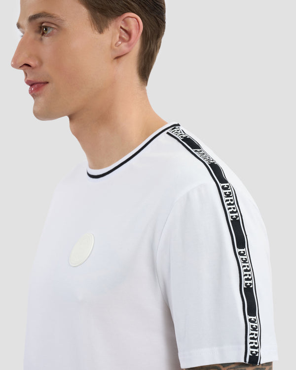 Gianfranco Ferre Ferré Branding Taped T-Shirt White