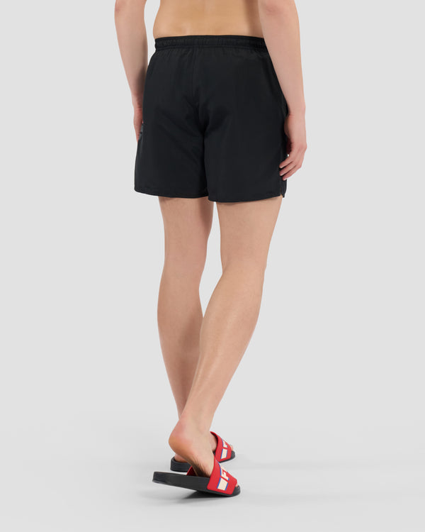 Gianfranco Ferre Ferré Milano Print Swim Shorts Black