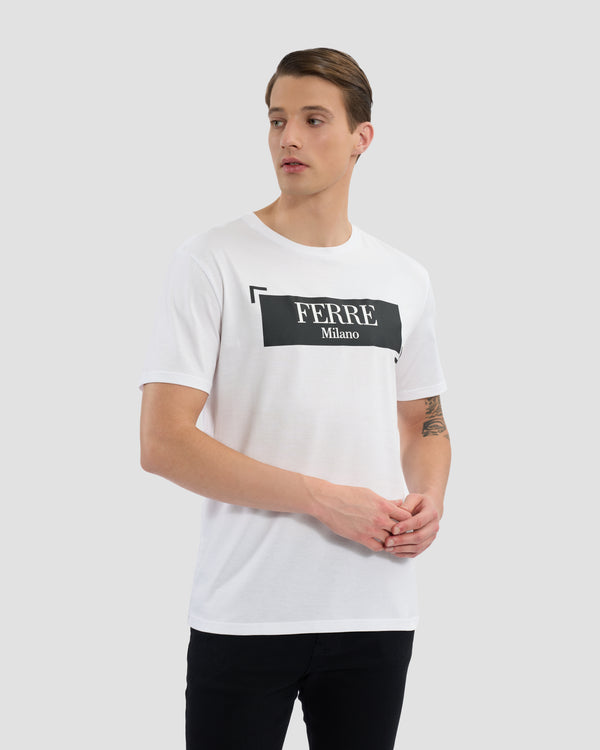 gianfranco ferre Ferré Milano Printed Front T-Shirt White