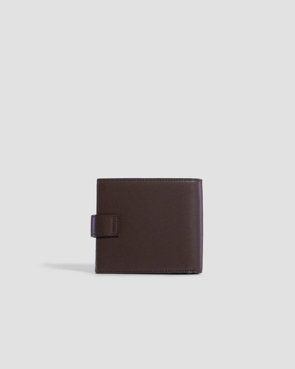Gianfranco Ferre Flapped Bifold Wallet - Eight Slots Brown