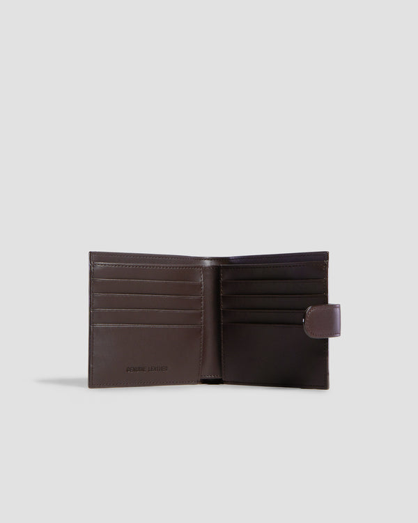 Gianfranco Ferre Flapped Bifold Wallet - Eight Slots Brown