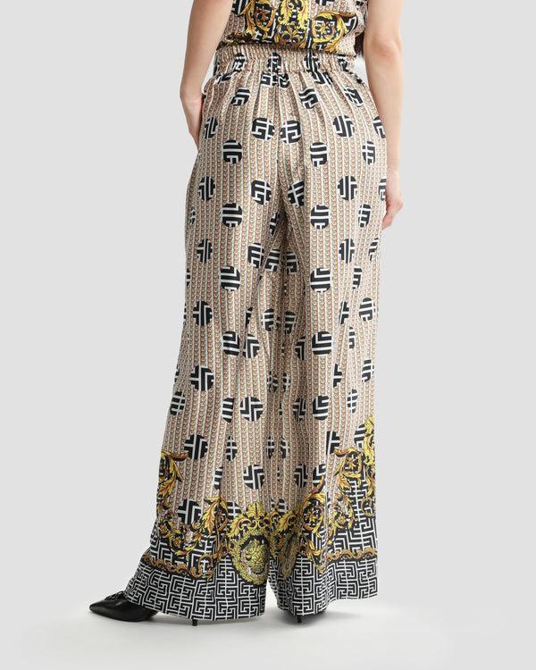 Gianfranco Ferre Geometric Baroque Trouser Multicolor
