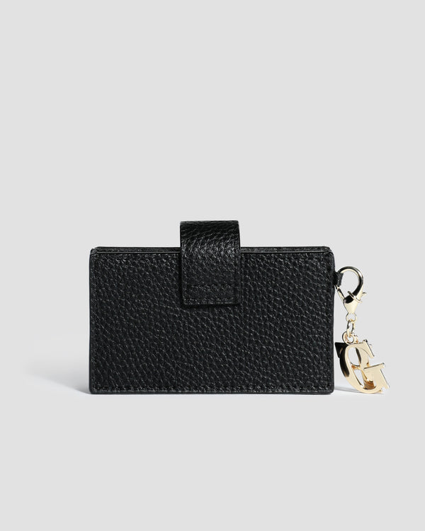 Gianfranco Ferre Accordion Card Holder Black