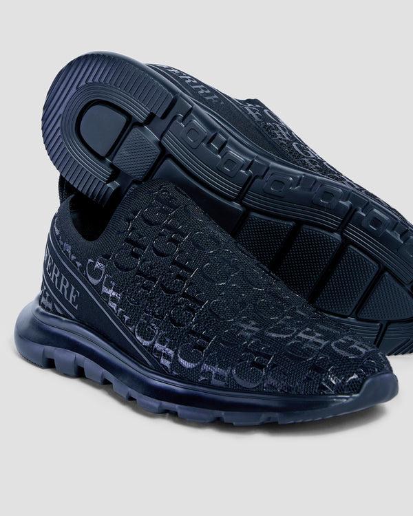 Gianfranco Ferre All-Over Monogram Trainers Black