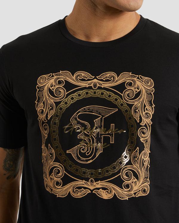 Gianfranco Ferre Baroque Accent T-Shirt Black