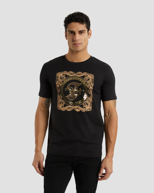gianfranco ferre Baroque Accent T-Shirt Black