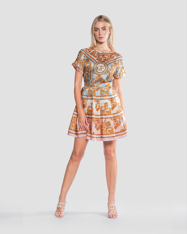 Gianfranco Ferre Baroque Motif Top Multicolor