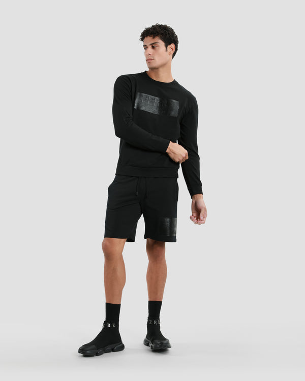 Gianfranco Ferre Brand Embossed Sweatshirt Black