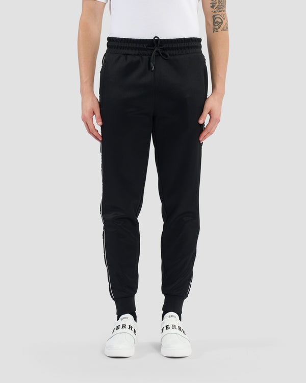 gianfranco ferre Brand Embossed Track Pants Black