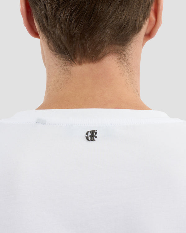 Gianfranco Ferre Brand Labeled Front T-Shirt White