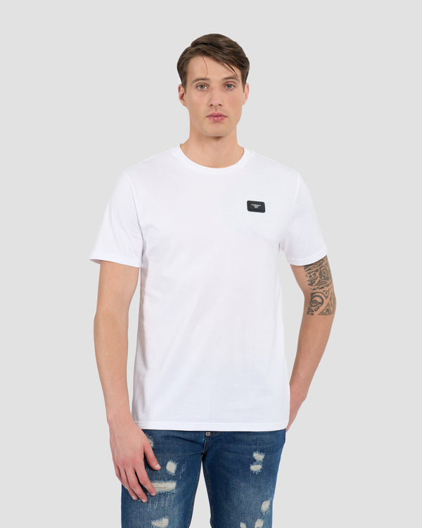 gianfranco ferre Brand Patched Chest T-Shirt White