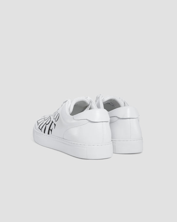 Gianfranco Ferre Brand Print Sneakers White