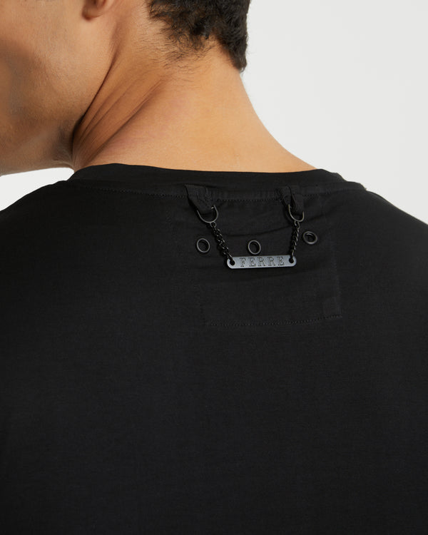 Gianfranco Ferre Brand Print T-Shirt Black