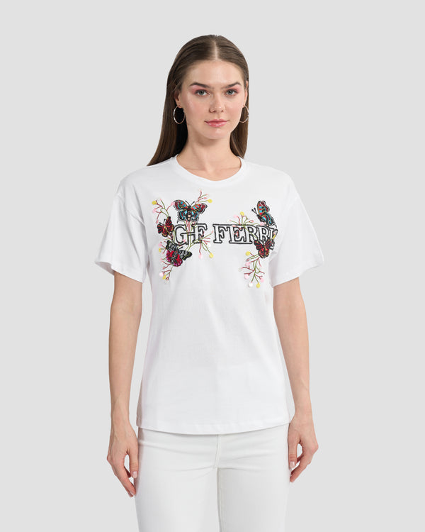 gianfranco ferre Butterfly Ferré T-Shirt White