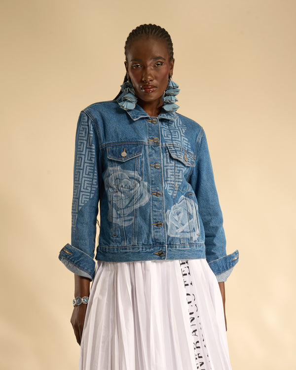 gianfranco ferre Classic Fit Denim Jacket Blue