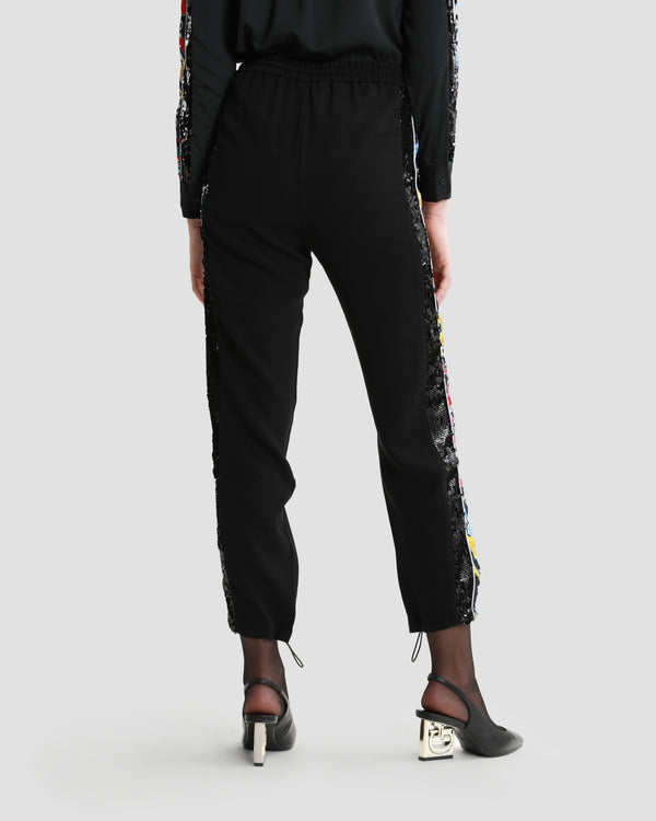 Gianfranco Ferre Color Block Trousers Black