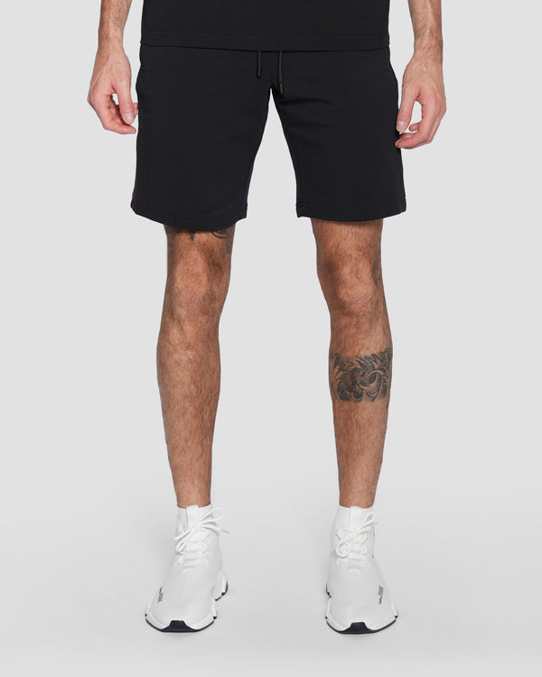gianfranco ferre Contrast Logo Taping Shorts Black