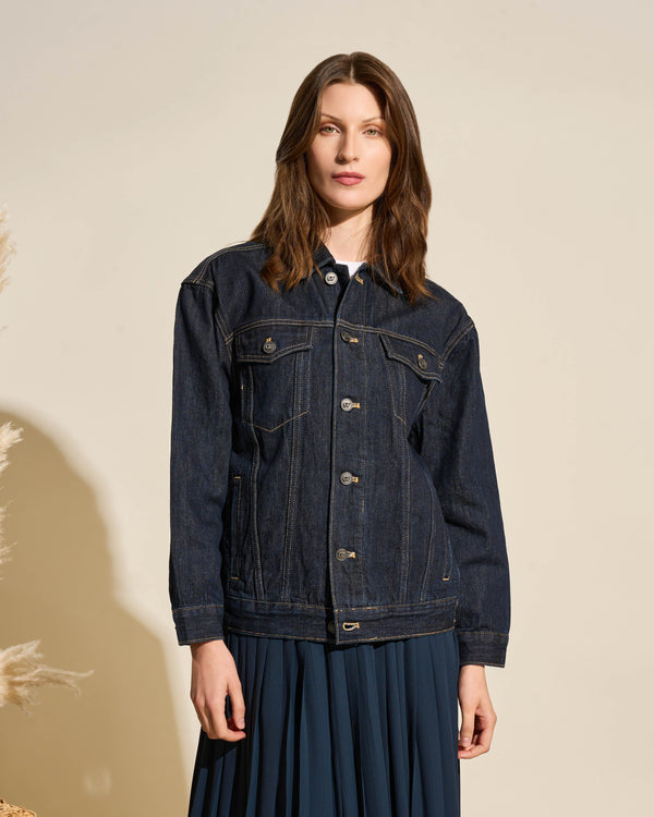 gianfranco ferre Dark Indigo Denim Jacket Navy