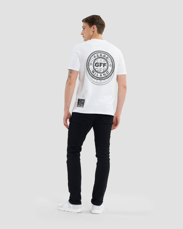 Gianfranco Ferre Double Stamped GFF T-Shirt White