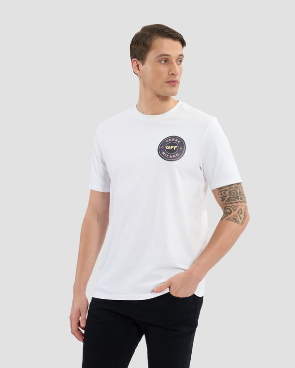 gianfranco ferre Double Stamped GFF T-Shirt White