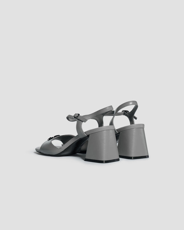 Gianfranco Ferre Eclipse Curved Sandals Grey