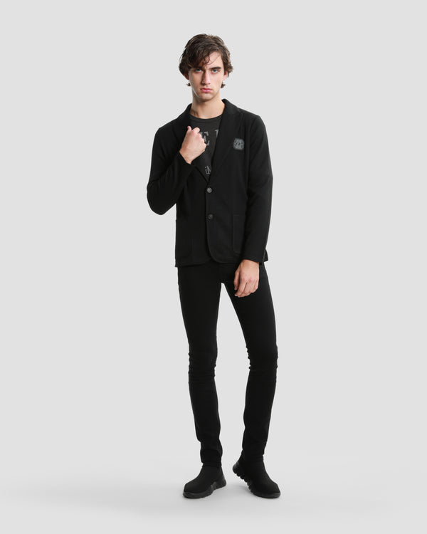 Gianfranco Ferre Embellished Chest Blazer Black