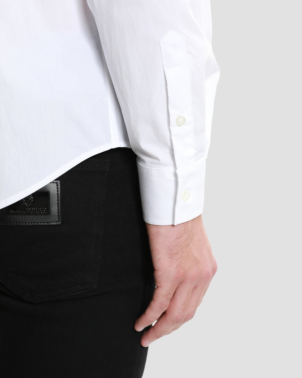 Gianfranco Ferre Embellished Chest Shirt White