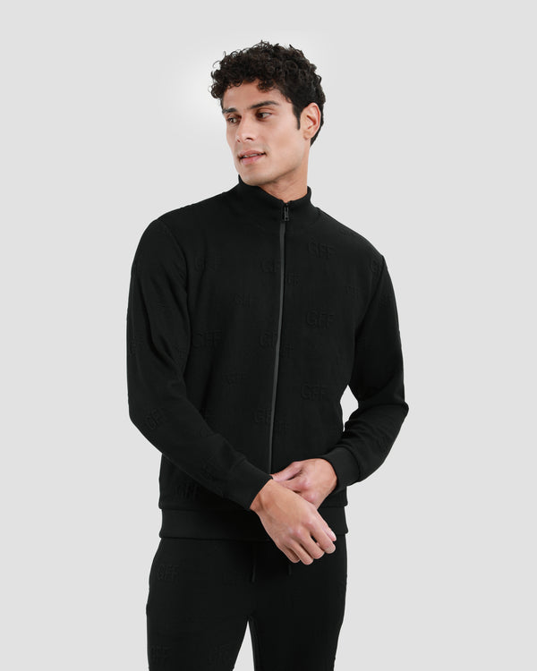 gianfranco ferre Embossed Tracksuit Jacket Black