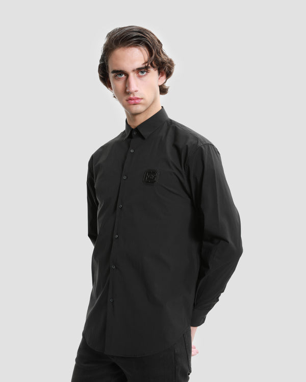 gianfranco ferre Embroidered Back Shirt Black