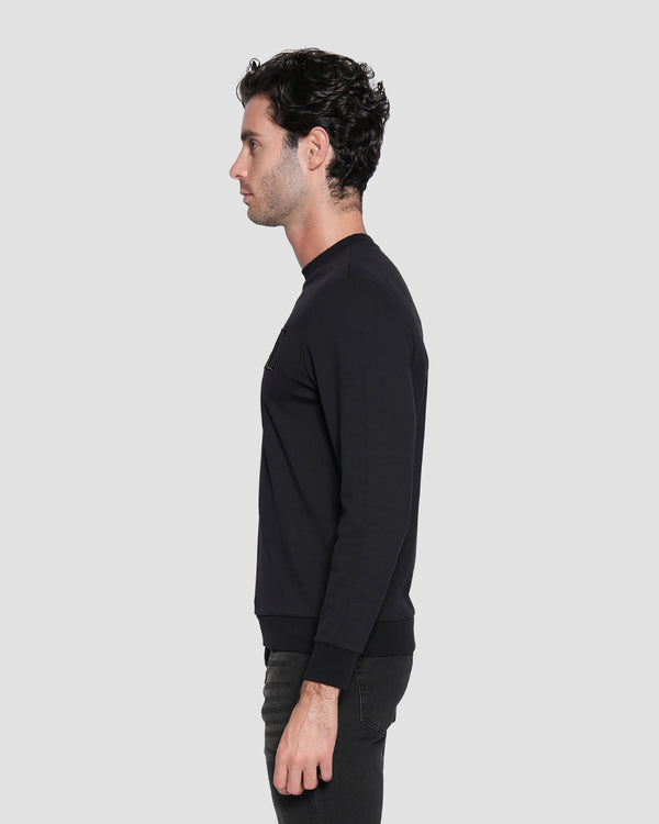 Gianfranco Ferre Embroidered Logo Sweatshirt Black