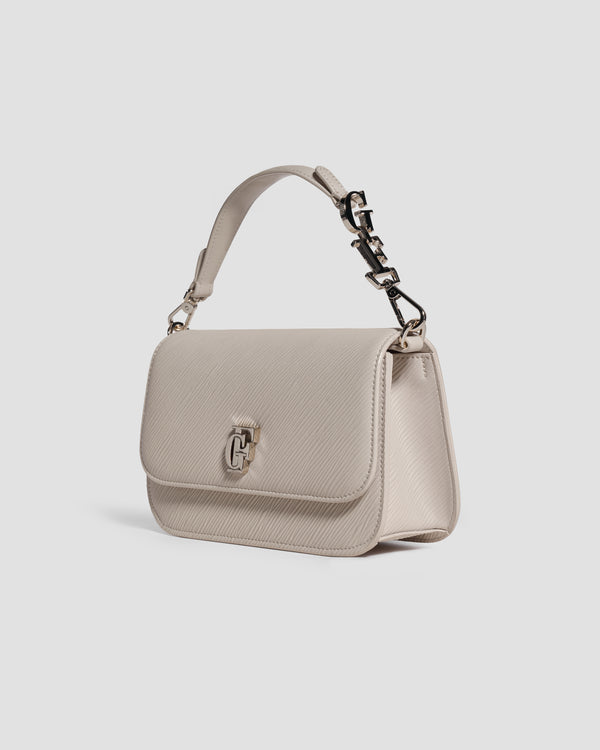 Gianfranco Ferre Epi Allure Dual-Carry Bag Beige