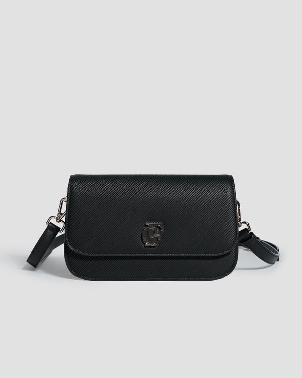 Gianfranco Ferre Epi Allure Dual-Carry Bag Black