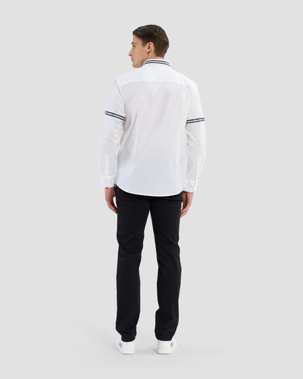 Gianfranco Ferre Ferré Brand Taped Shirt White