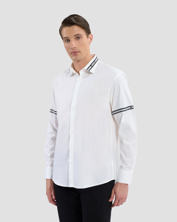 gianfranco ferre Ferré Brand Taped Shirt White