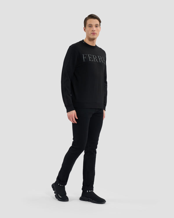Gianfranco Ferre Ferré Front Sweatshirt Black