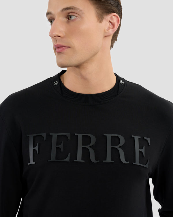 Gianfranco Ferre Ferré Front Sweatshirt Black